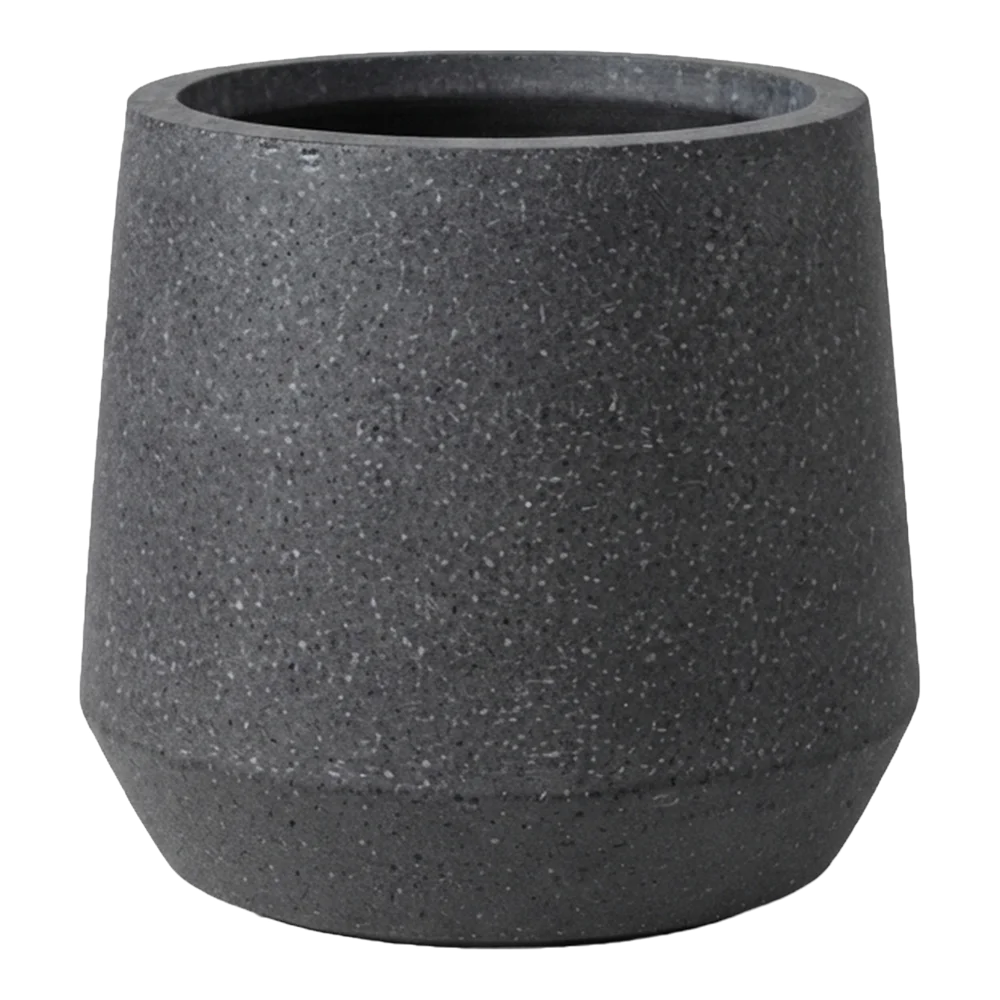 ASTRA Fiberclay-Pflanztopf Schwarz