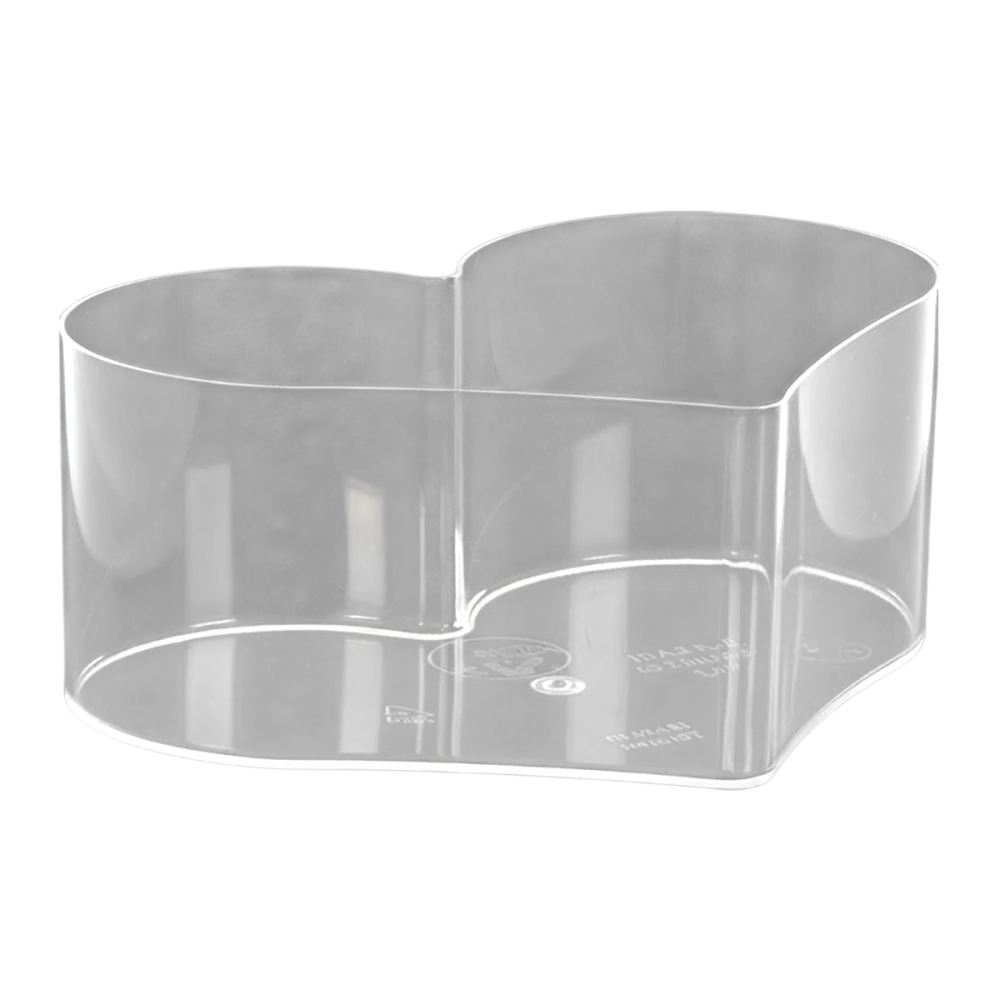 Kalp Arrangement-Topf Transparent