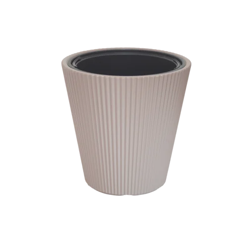 Luna Saksı – UV Dayanımlı, İçlikli, Modern Dekoratif Saksı