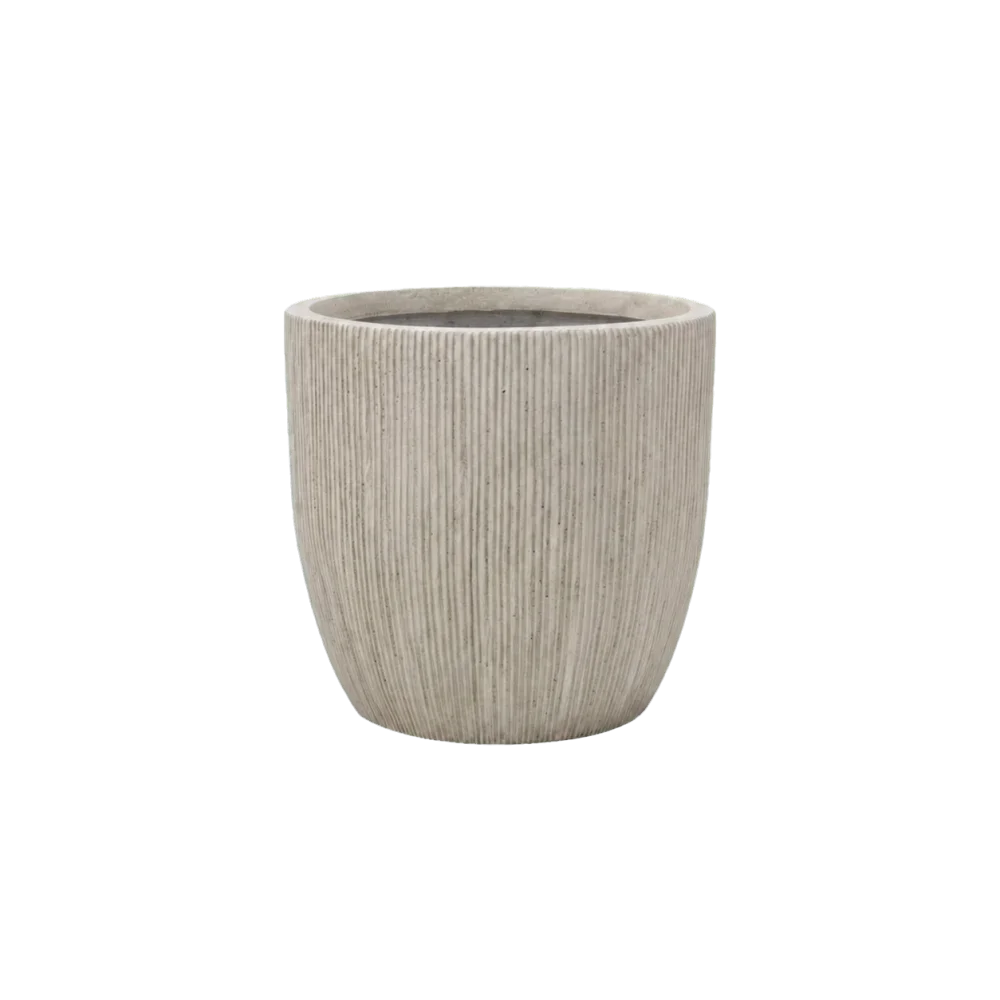 أصيص OVAL من الـFiberclay بيج